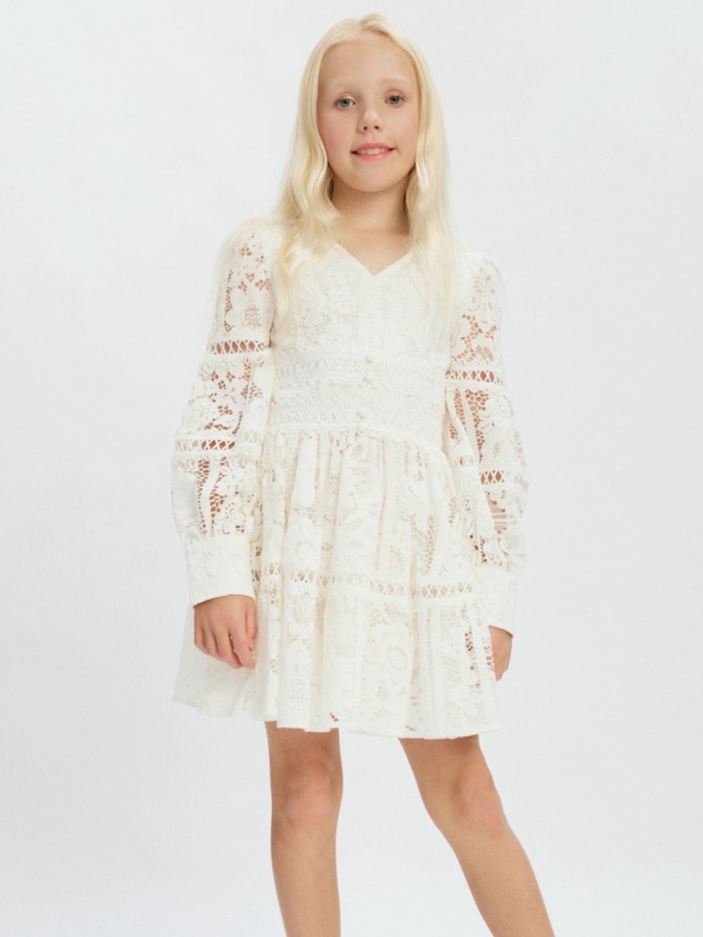 Bardot Juniors Girls Venice Floral Lace Dress